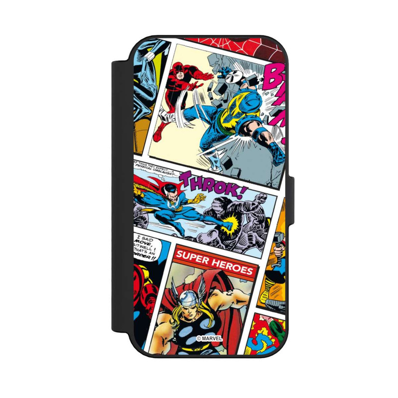 iPhone 16 NIVOflip Marvel Retro Comic Blue