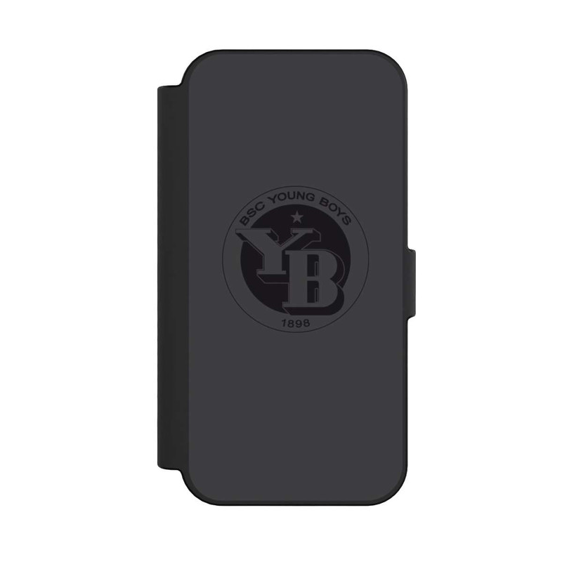 iPhone 16 NIVOflip BSC YB Logo Grau