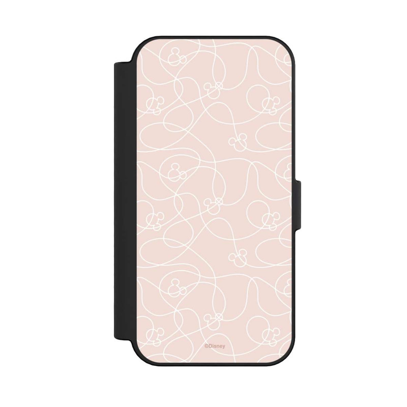iPhone 16 NIVOflip Micky Line Art Muster Rosa