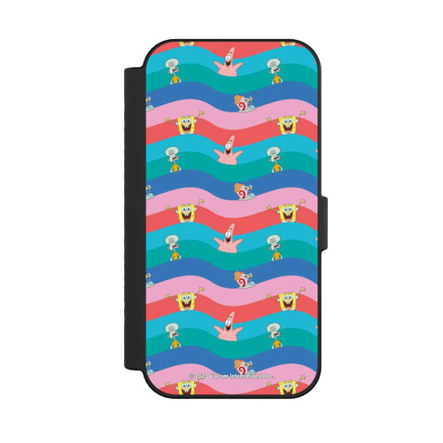 Apple iPhone 16 NIVOflip Spongebob Friends Colorful Waves