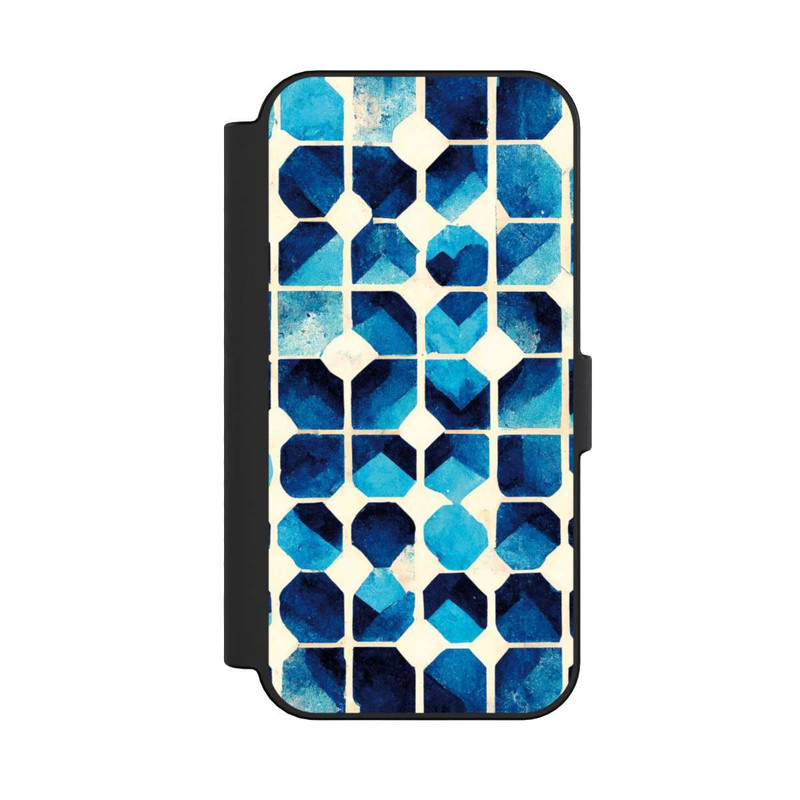 iPhone 16 NIVOflip Motif bleu