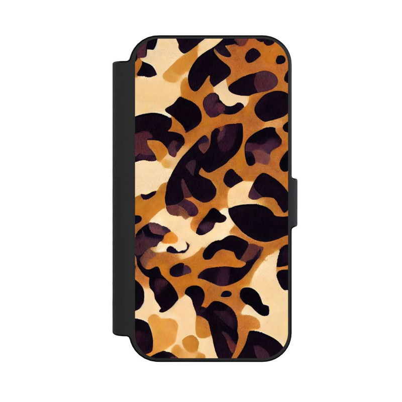 iPhone 16 NIVOflip motif lion marron clair