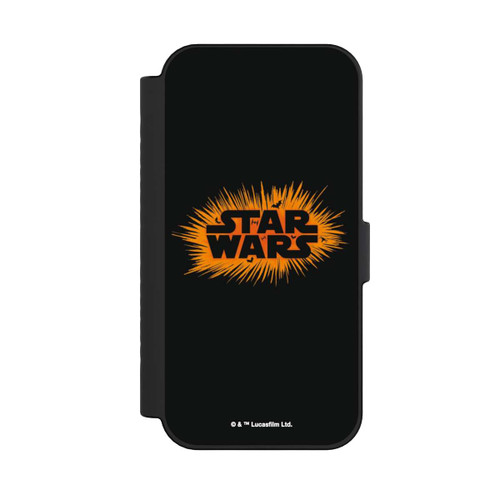 Apple iPhone 16 NIVOflip Star Wars Logo Orange Halloween Explosion