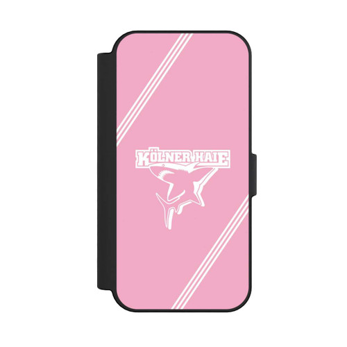Apple iPhone 16 NIVOflip Kölner Haie Rosa