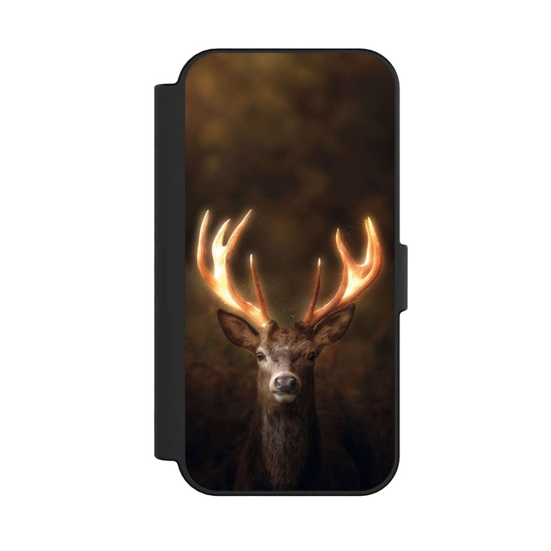 iPhone 16 NIVOflip Hirsch Goldenes Geweih