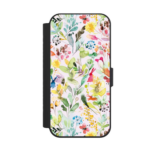 Apple iPhone 16 NIVOflip Wild Flowers Meadow Pink