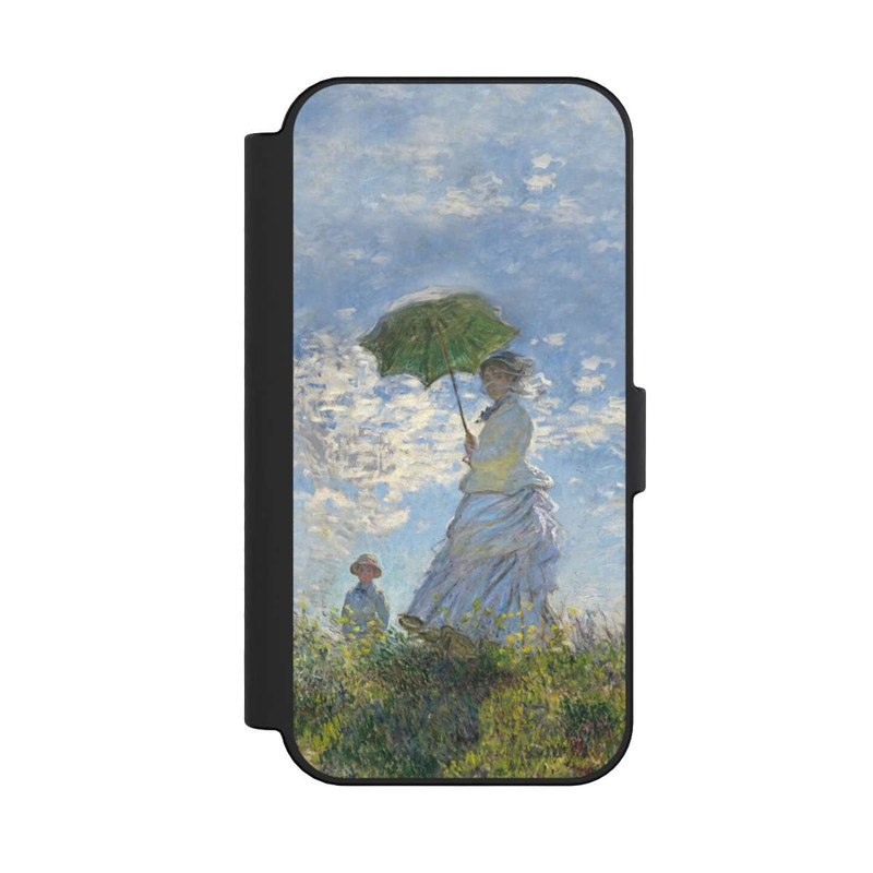 iPhone 16 NIVOflip Frau mit Sonnenschirm - Monet