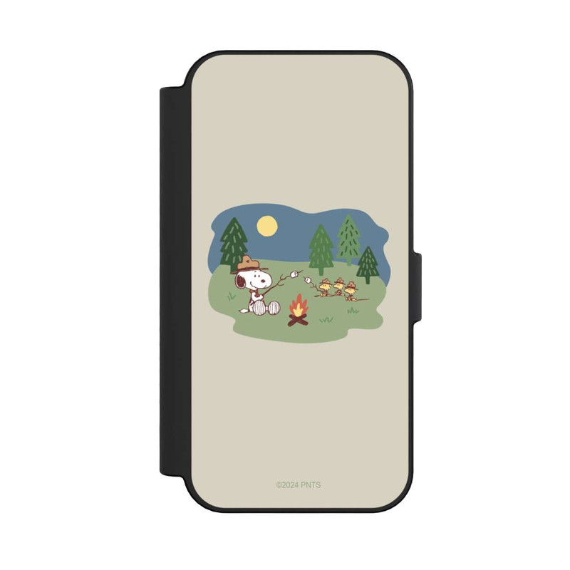 iPhone 16 NIVOflip Snoopy Lagerfeuer