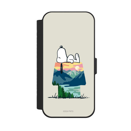 Apple iPhone 16 NIVOflip Snoopy Camping Hütte
