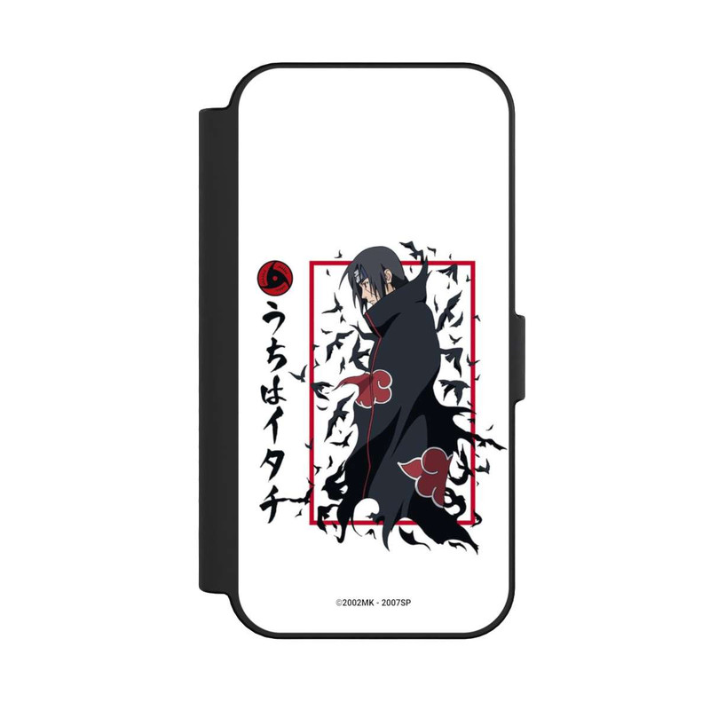 iPhone 16 NIVOflip Itachi Krähen Weiß
