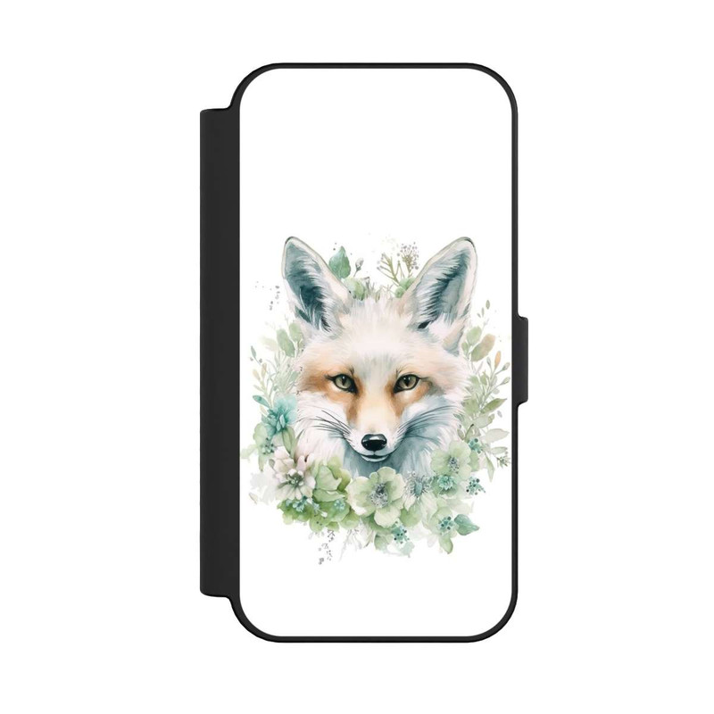 iPhone 16 NIVOflip Fuchs blumig