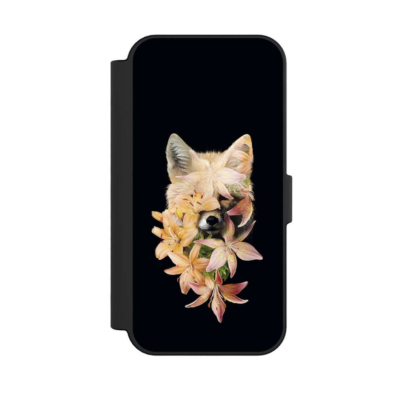 iPhone 16 NIVOflip Blumen-Fuchs