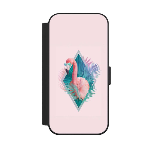 Apple iPhone 16 NIVOflip Tropical Leaves Flamingo