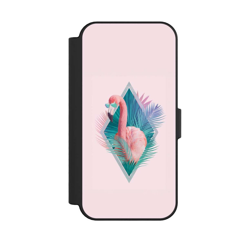 iPhone 16 NIVOflip Tropische Pflanzen Flamingo