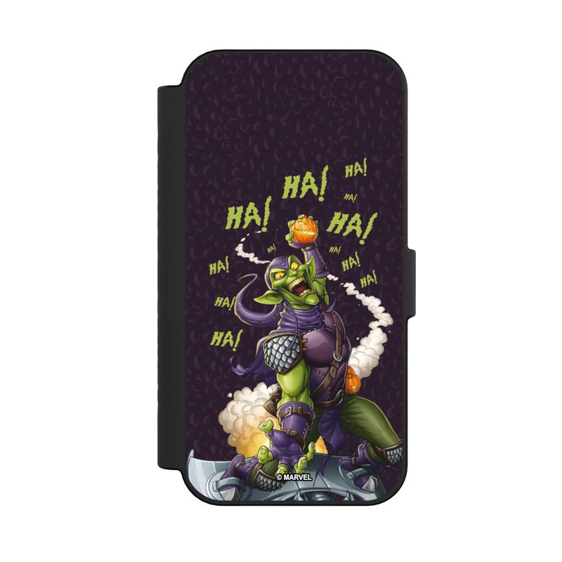 iPhone 16 NIVOflip Grüner Kobold Kürbis