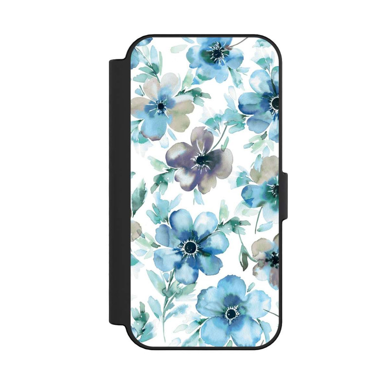 iPhone 16 NIVOflip Blue Flower Pattern Trendy