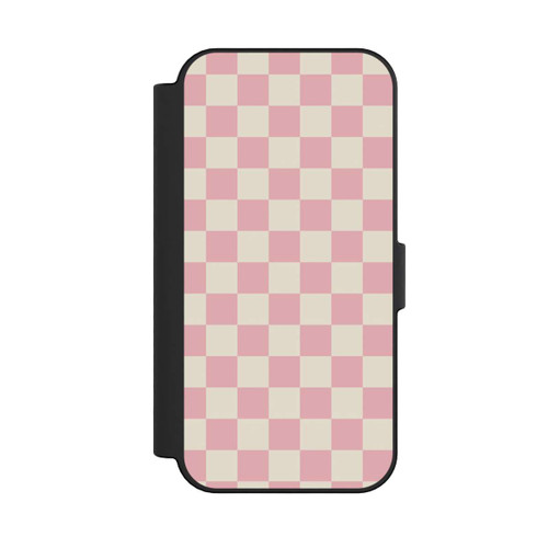 Apple iPhone 16 NIVOflip Schachbrett Rosa