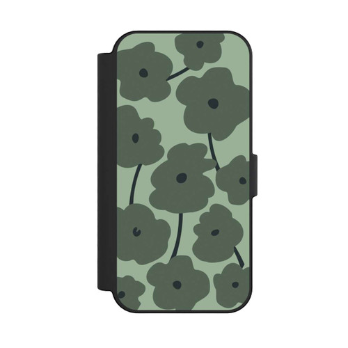 Apple iPhone 16 NIVOflip Fleurs Minimalistes Vertes