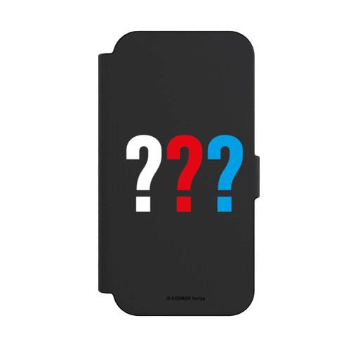 Apple iPhone 16 NIVOflip Die Drei Fragezeichen Logo Transparent