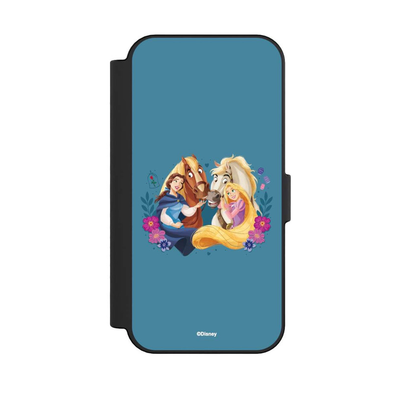 iPhone 16 NIVOflip Disney Prinzessinnen Belle and Rapunzel mit Pferden