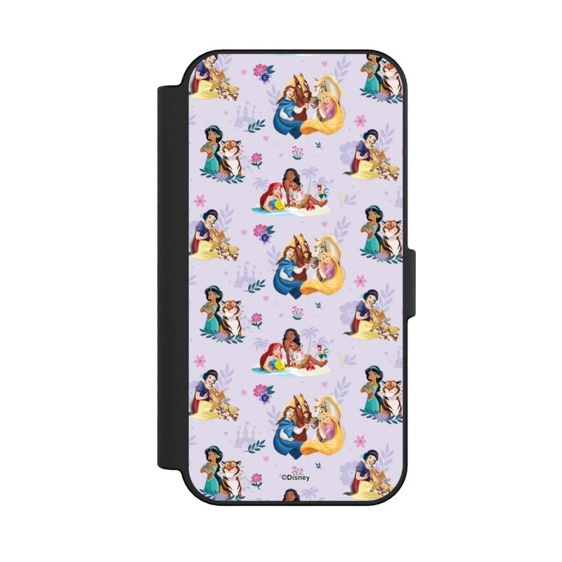iPhone 16 NIVOflip Princess Floral Pattern Purple