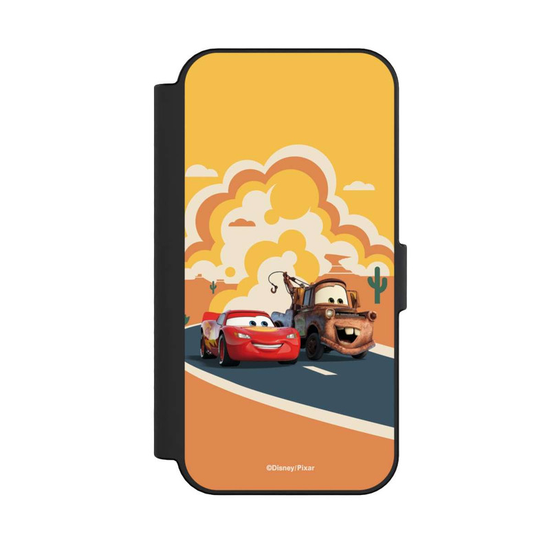 iPhone 16 NIVOflip Disney Cars Lightning McQueen Und Hook on the Road