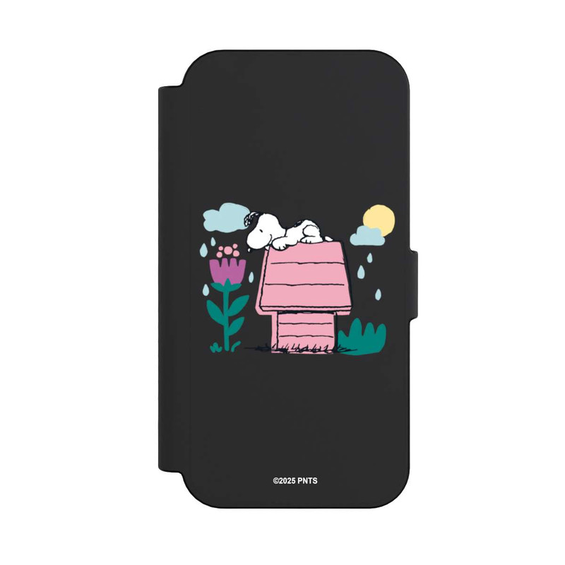 iPhone 16 NIVOflip Snoopy Hundehütte Frühling transparent