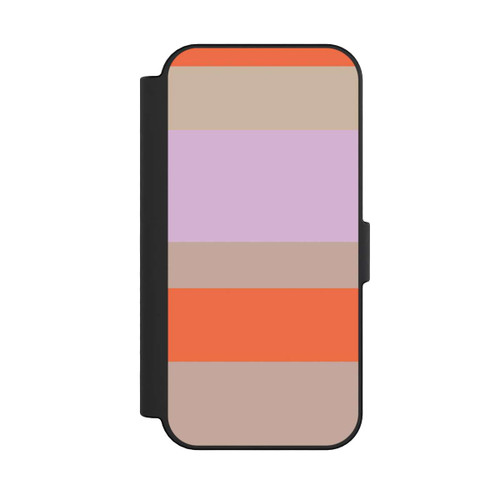 Apple iPhone 16 NIVOflip Moca Lila Orange Stripes
