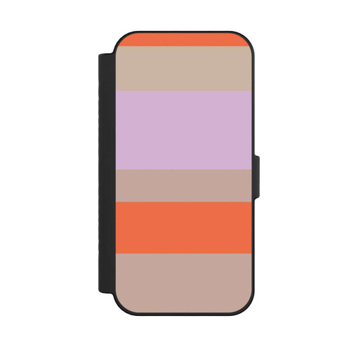 Apple iPhone 16 NIVOflip Moca Lila Orange Stripes