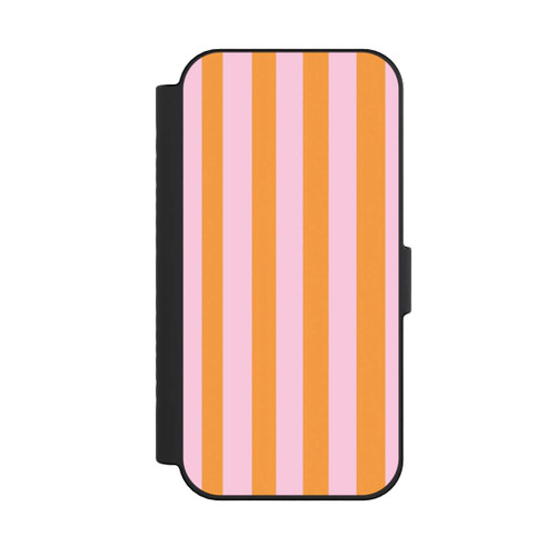 Apple iPhone 16 NIVOflip Orange And Pink Stripes