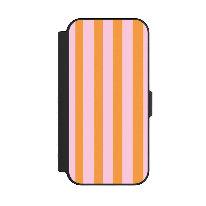 iPhone 16 NIVOflip Orange And Pink Stripes