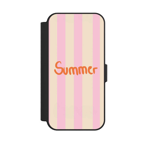 Apple iPhone 16 NIVOflip Summer Pink And Orange Stripes