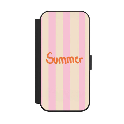 Apple iPhone 16 NIVOflip Summer Pink And Orange Stripes