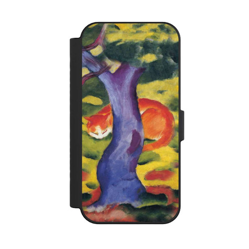 Apple iPhone 16 NIVOflip Cat Behind Tree by Franz Marc