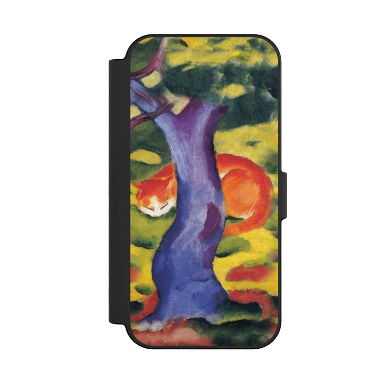 iPhone 16 NIVOflip Katze hinter Einem Baum von Franz Marc