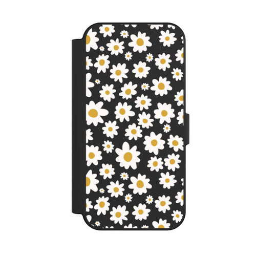 Apple iPhone 16 NIVOflip Daisy Flower Seamless Pattern Transparent