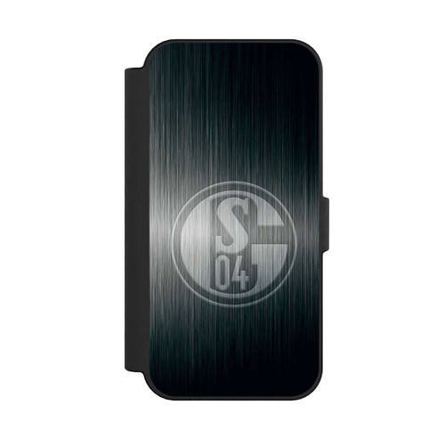 Apple iPhone 16 NIVOflip Schalke 04 Metall Look
