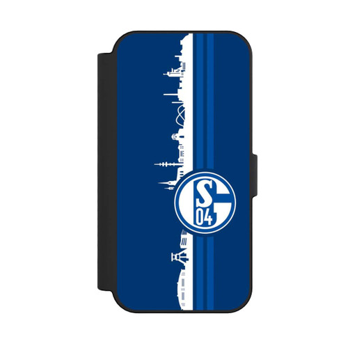 Apple iPhone 16 NIVOflip Schalke 04 Skyline Blau