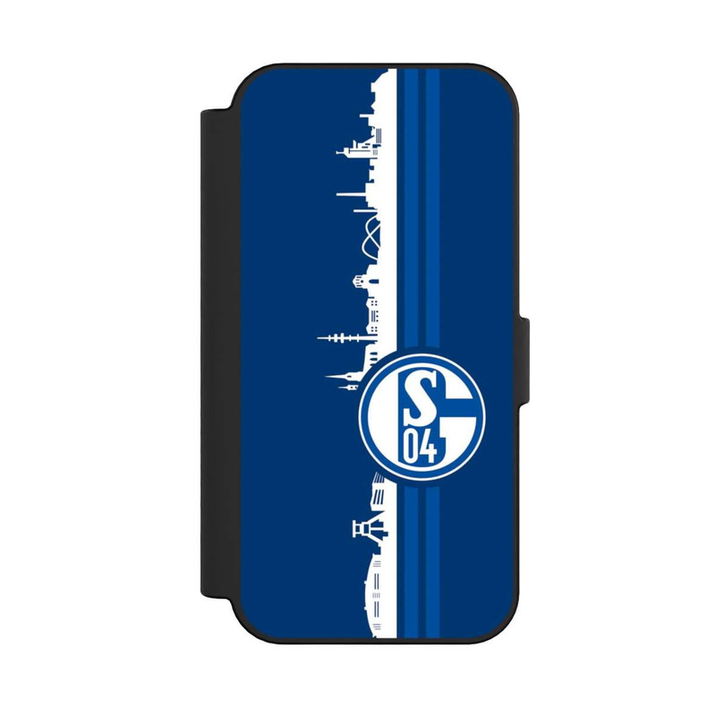 iPhone 16 NIVOflip Schalke 04 Skyline Blau