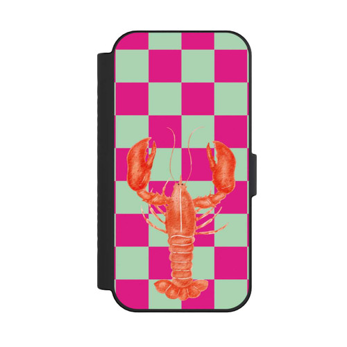 Apple iPhone 16 NIVOflip Pink Checkers Lobster