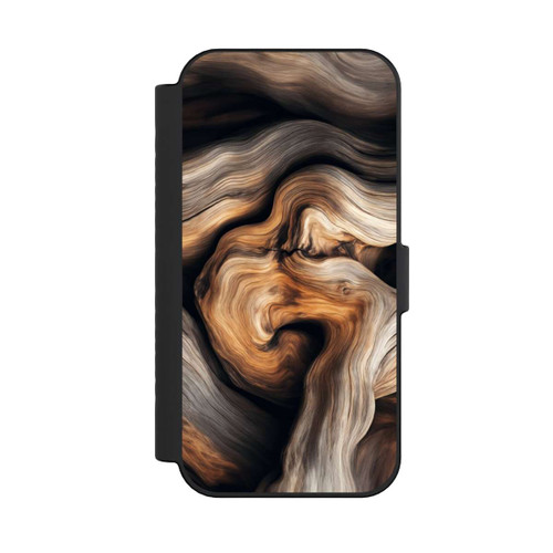 Apple iPhone 16 NIVOflip Rustic Wood