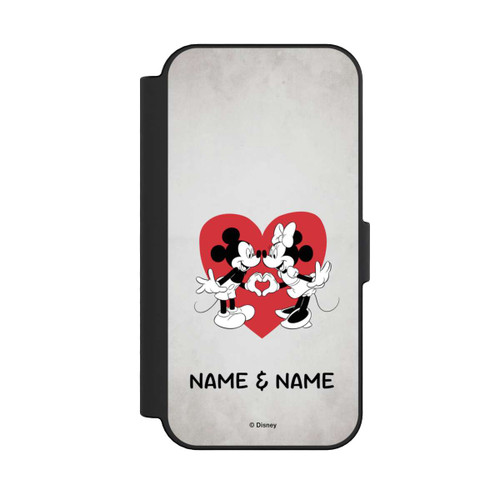 Apple iPhone 16 NIVOflip Minnie und Micky Personalisierbar