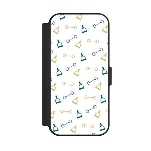 Apple iPhone 16 NIVOflip Muster Reitsport