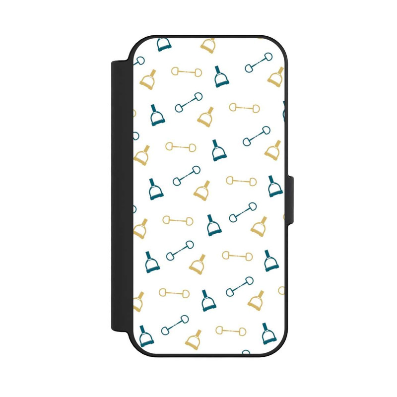 iPhone 16 NIVOflip Muster Reitsport
