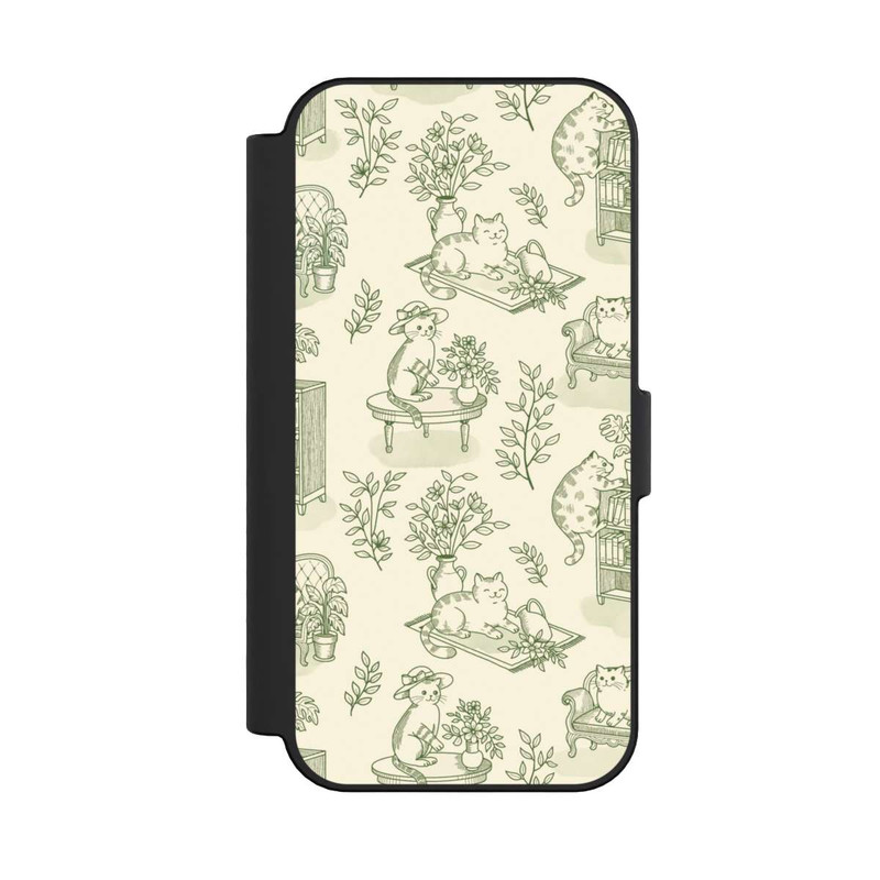 iPhone 16 NIVOflip Chonky Cats Toile de Jouy