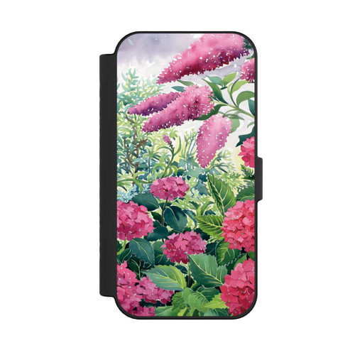 Apple iPhone 16 NIVOflip Garden Hydrangeas and Buddleia by Christopher Ryland