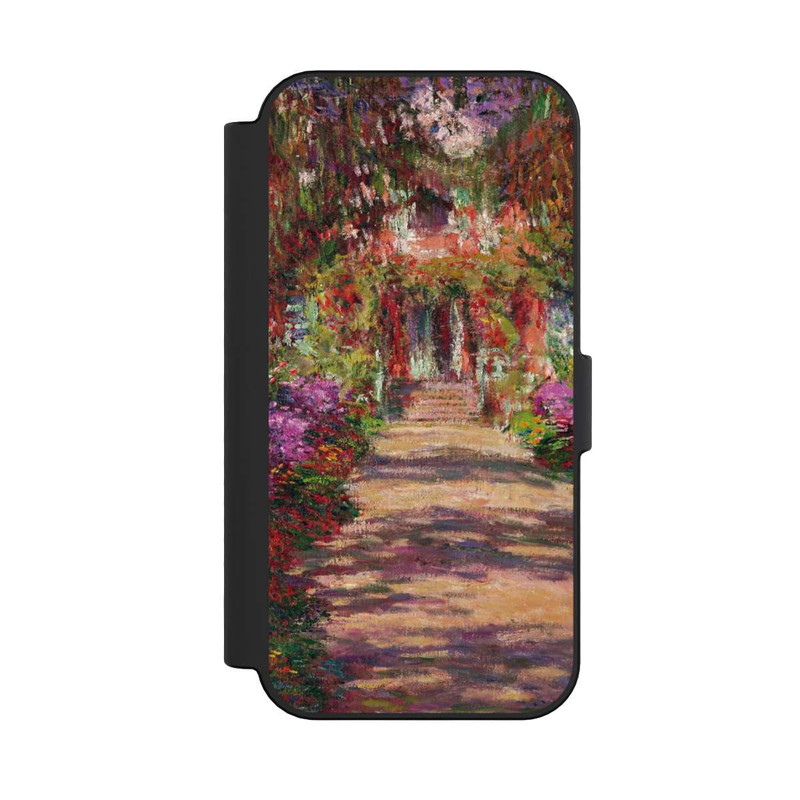 iPhone 16 NIVOflip Eine Allee in Monets Garten in Giverny by Claude Monet