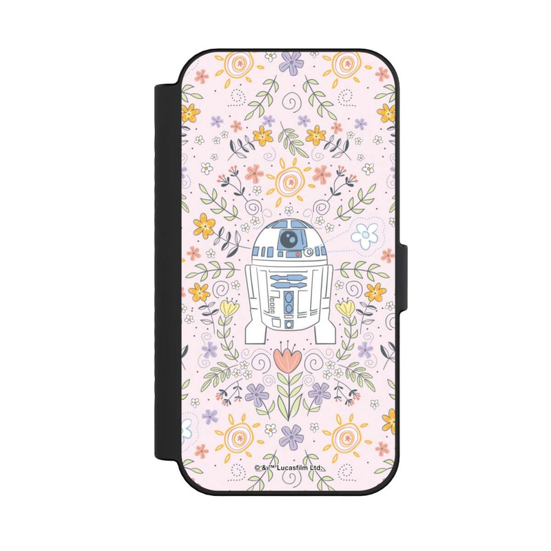 iPhone 16 NIVOflip R2D2 Blumen Muster