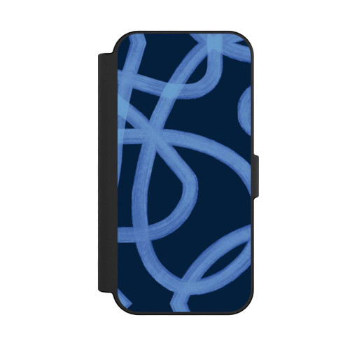 Apple iPhone 16 NIVOflip Laced Up Tones of Blue