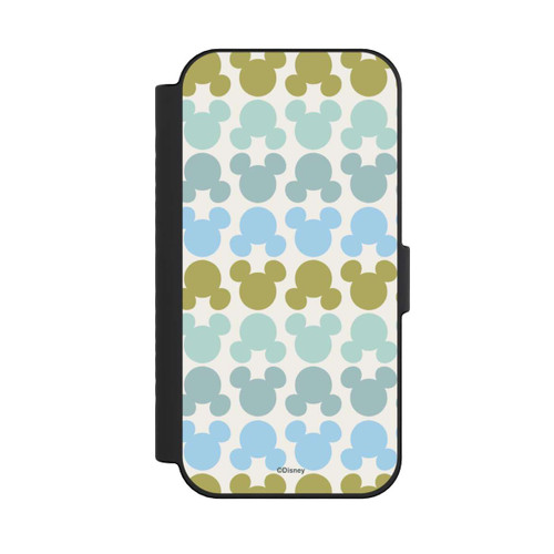 Apple iPhone 16 NIVOflip Disney Mickey Icon Pattern Green and Blue